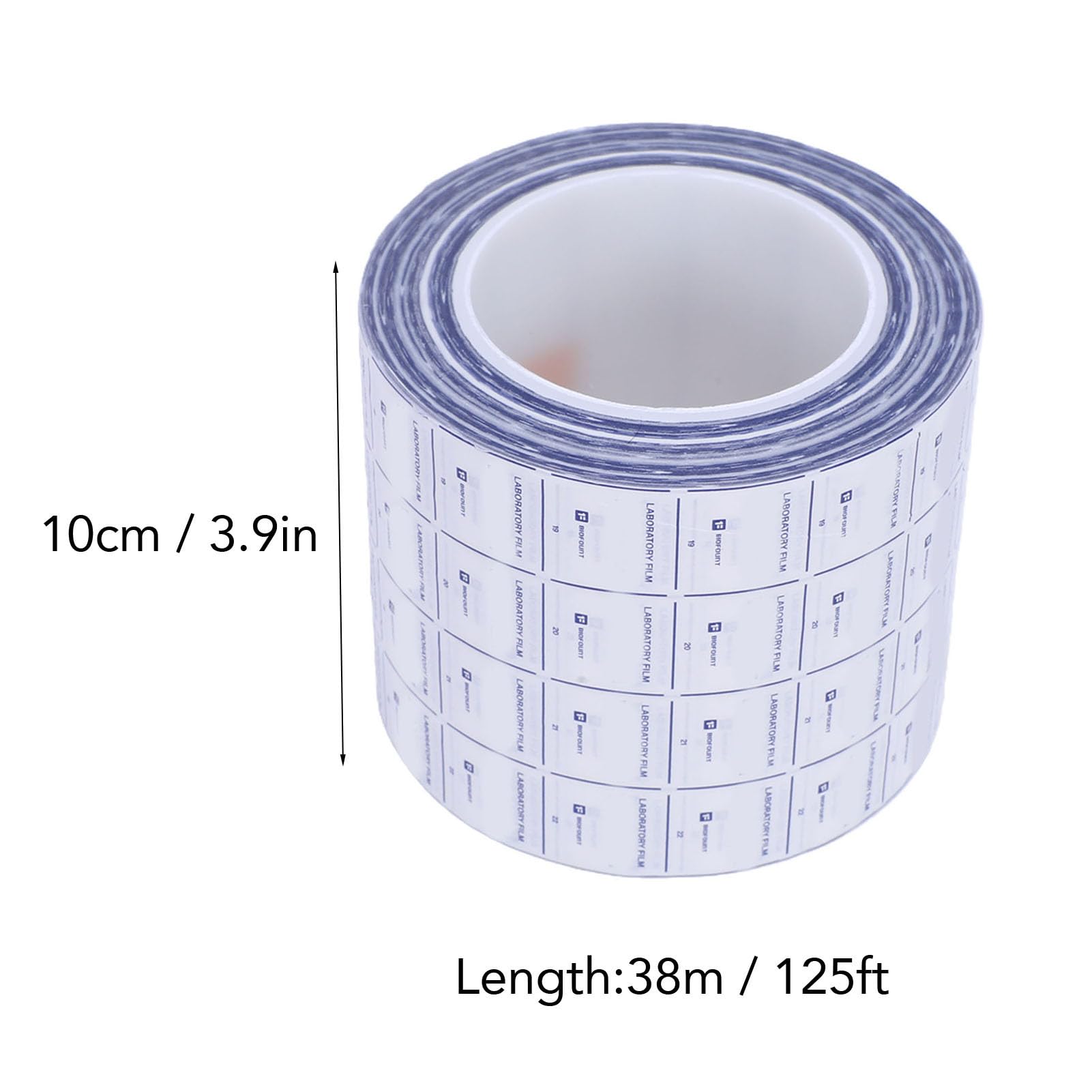 Pellicola da Laboratorio Involucro Trasparente Autoadesivo Multiuso per Sigillare Flaconi Piastre Petri 10 Cm X 38 M