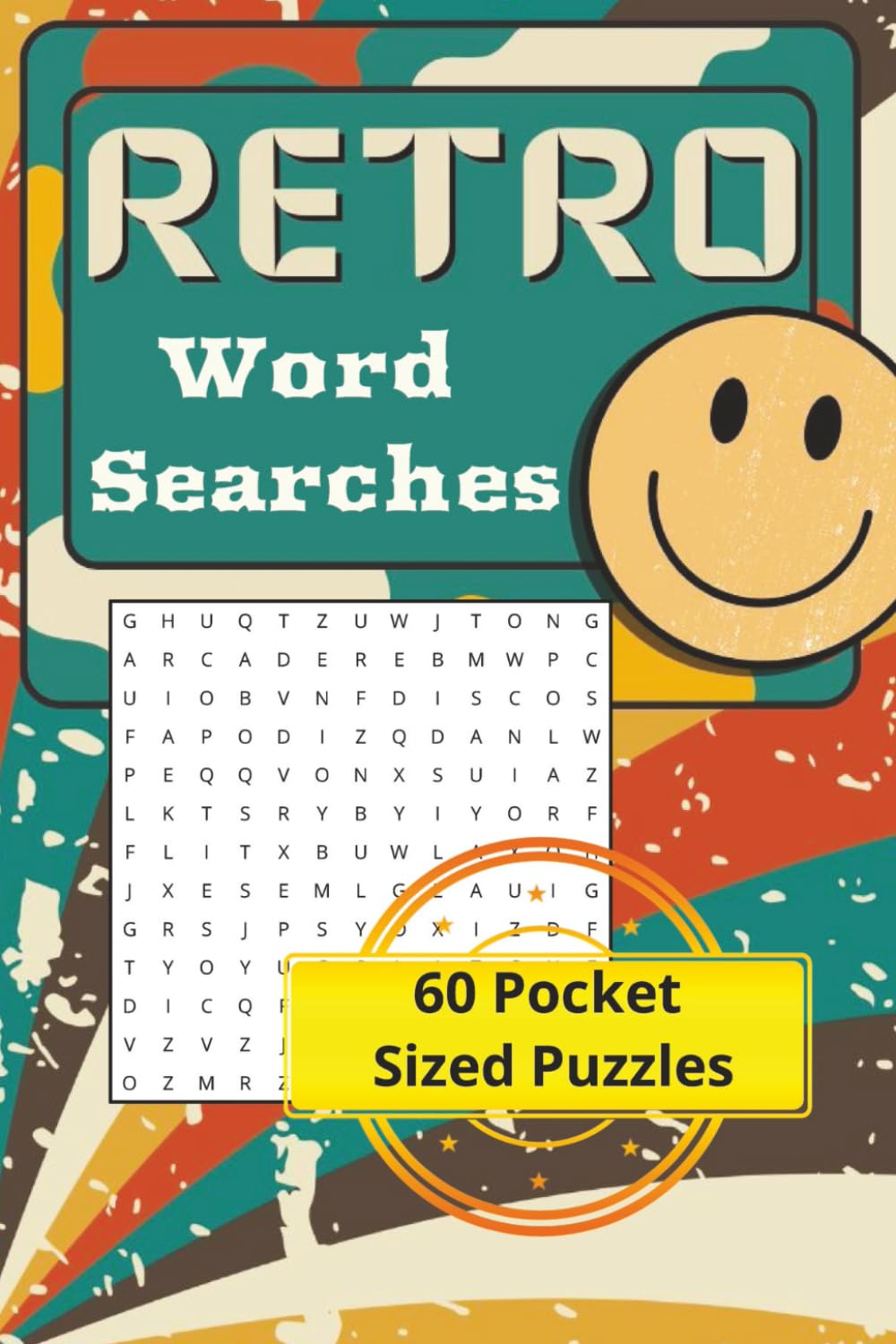 Retro Word Search Puzzle Book: 60 Pocket Sized Puzzles