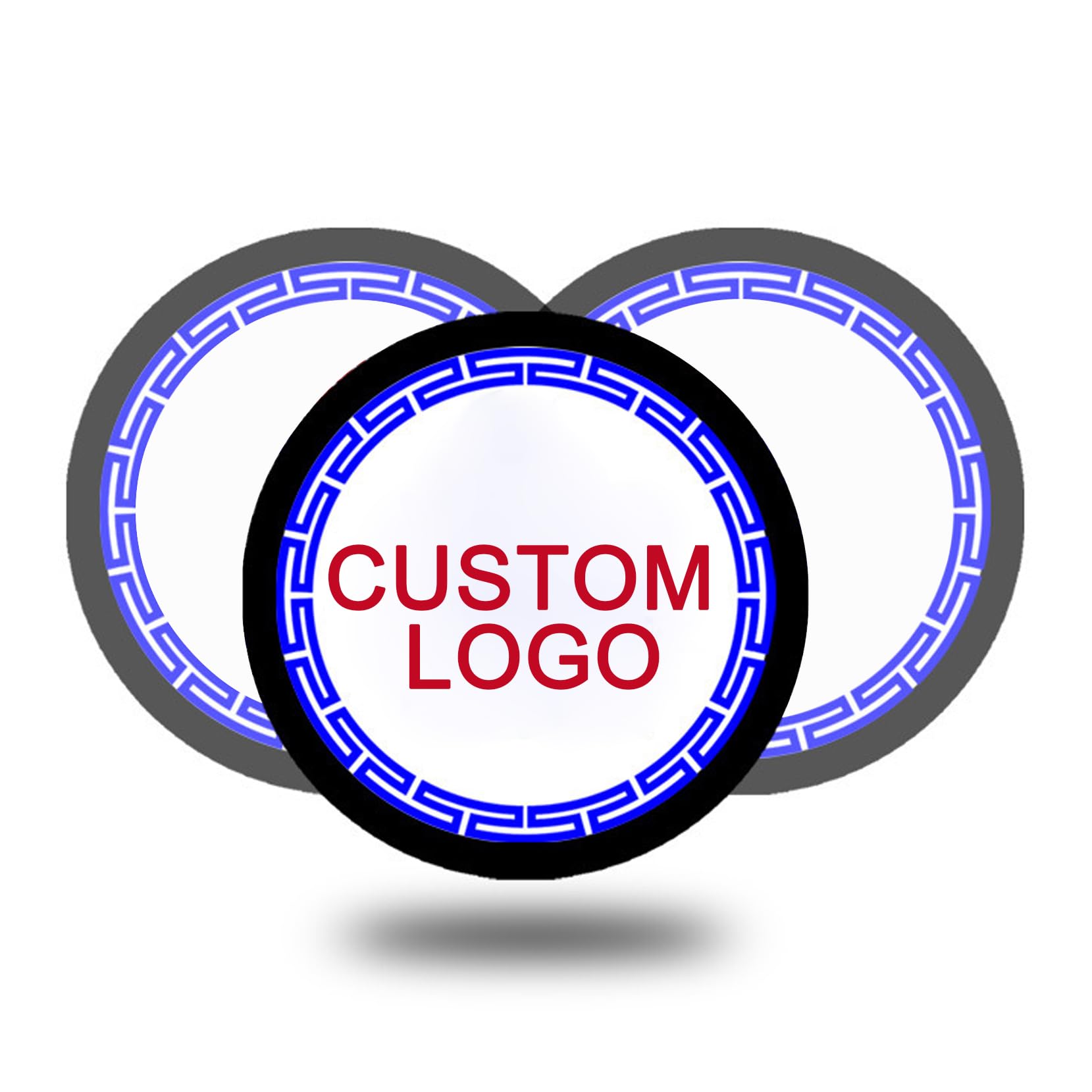 Film lumineux personnalisé pour logo GOBO en verre pour projecteur de logo (couleur colorée)