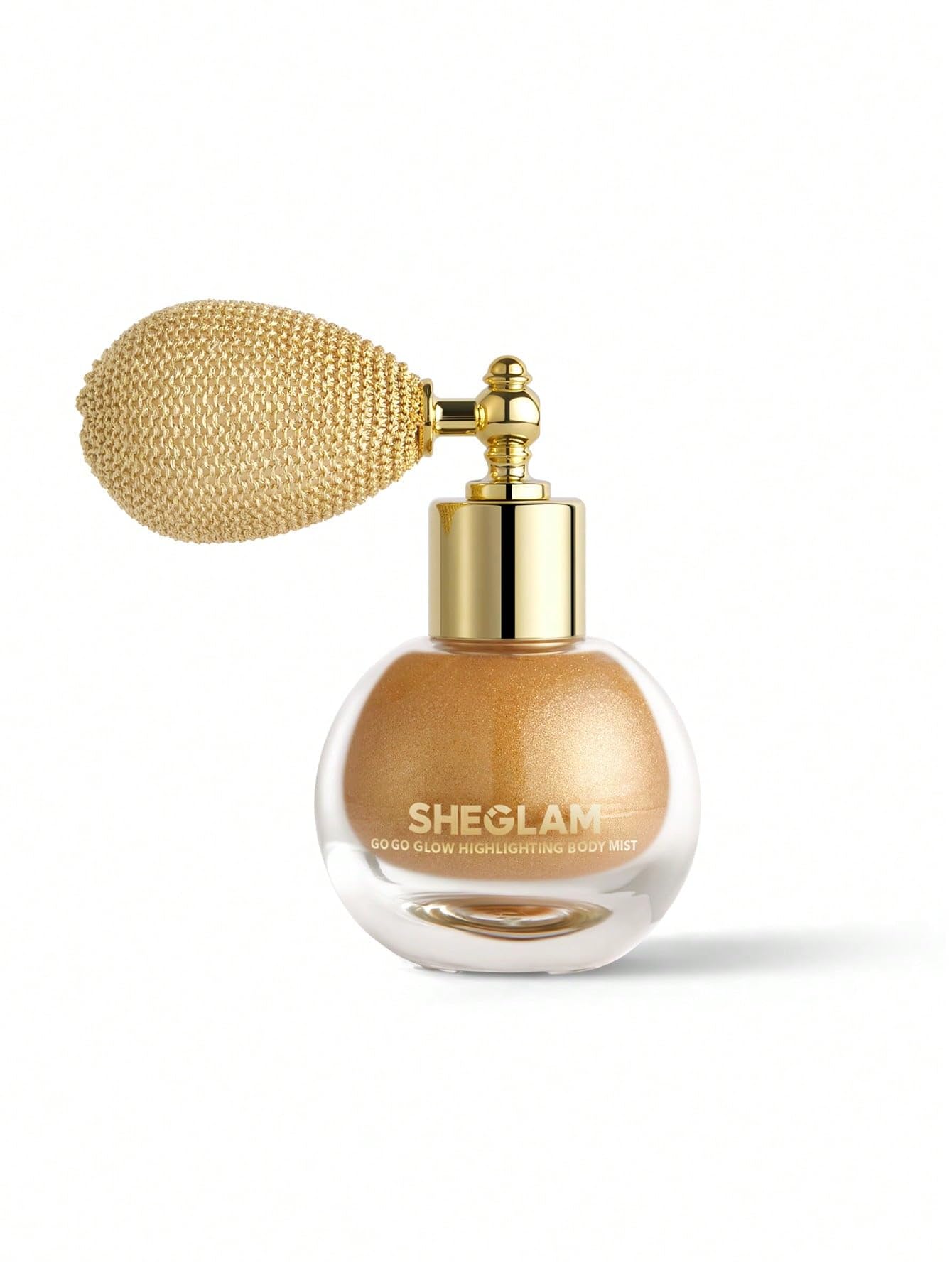 SHEGLAM- Go.Go Glow Highlighting Body Mist Highlighter High-Shine Finish Multi-Use Glow Highlighter Face Makeup (Gold)