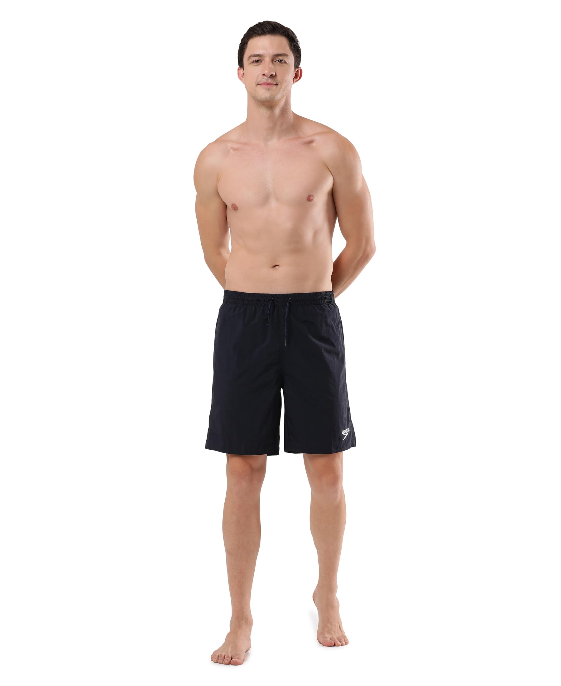 Speedo Men's Recycled Nylon Essential Watershorts - True Navy & White 4