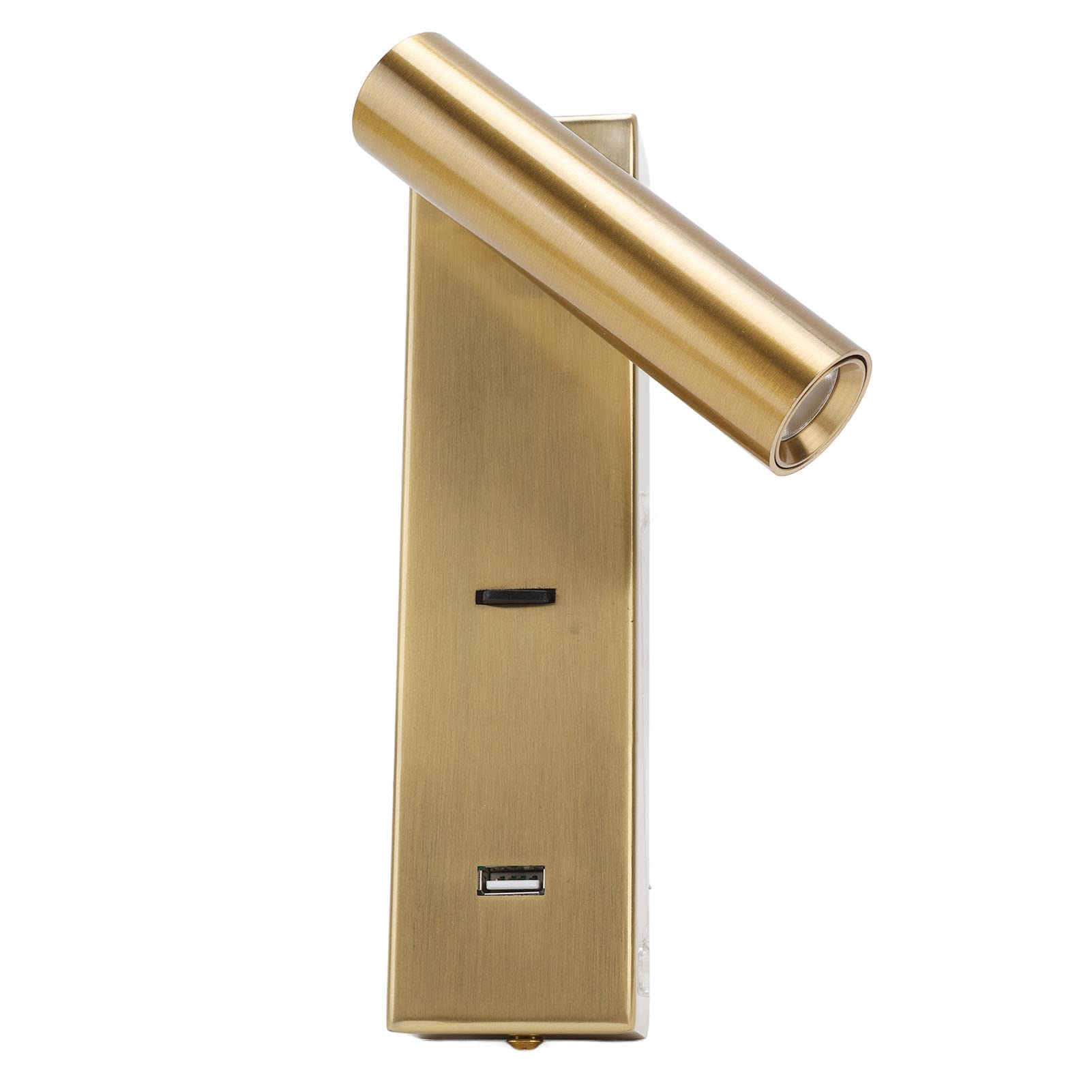 Lampada da Lettura a Parete a LED con Ricarica USB e Angolo per un Arredamento Elegante per la Casa (luce bianca) (luce bianca)