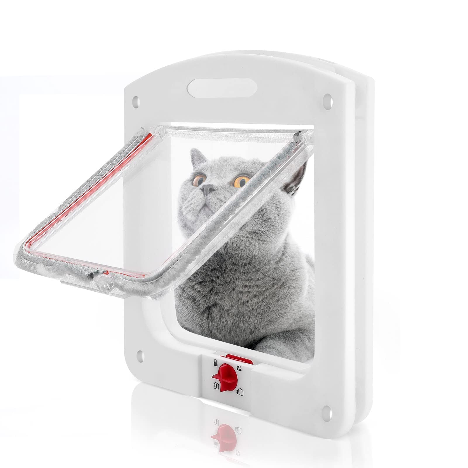 Buy Cat Flaps for Interior Exterior Doors Pet Flap Door Silent Pet Door