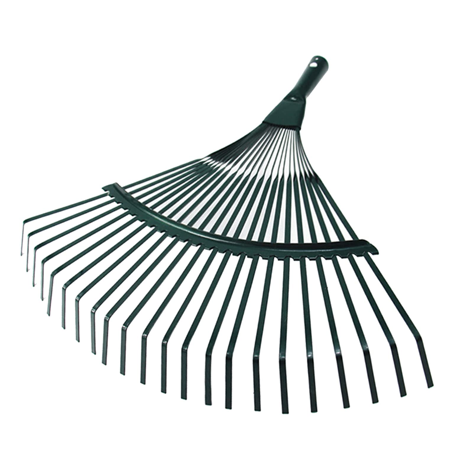Gartenrechen Rasen-Laubrechen, Langer Edelstahlgriff for den Garten, professionell for Aufsammeln von Laub und KOT im