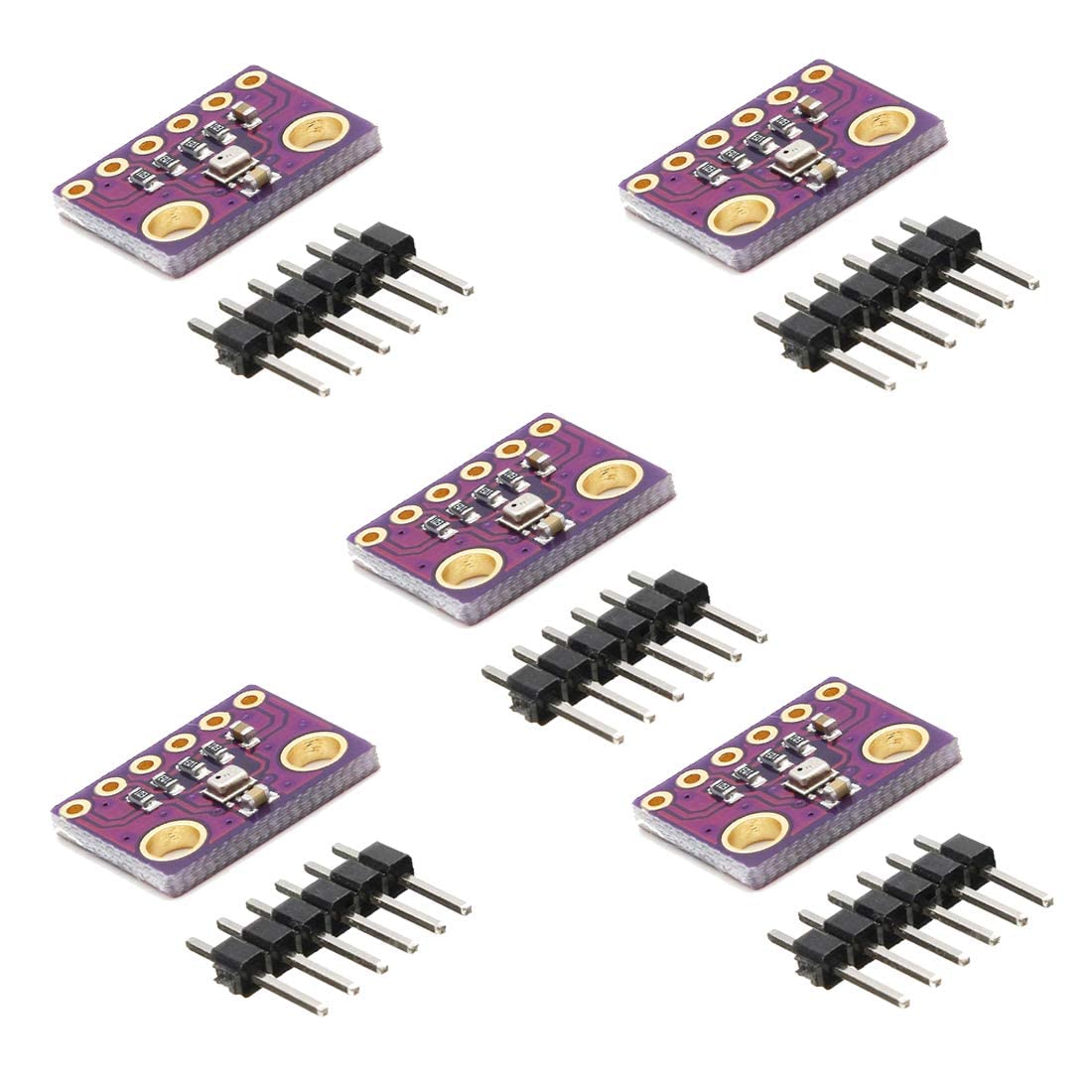 High Precision Altimeter Atmospheric Pressure Sensor Module 5-Pack with Barometric Measurement for Indoor Outdoor Navigation GPS Weather Forecast Health Applications, Compact Design-image-7