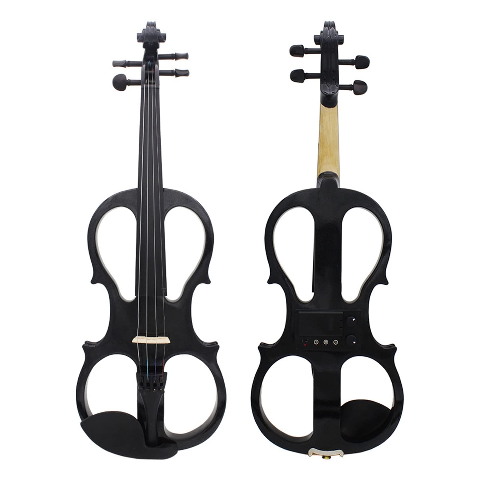 Violino Strumento A Corda Del Violino Del Violino Del Violino Del Violino Elettrico 4/4 Con La Cuffia Degli Accessori Violino