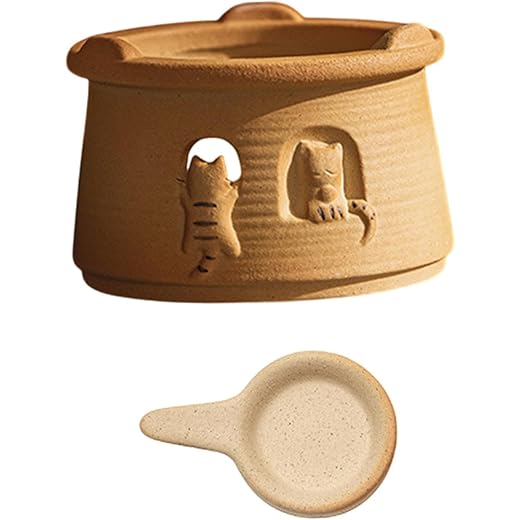 ATORSE Teapot Warmer Household Tea Heater Tealight Warmer fo