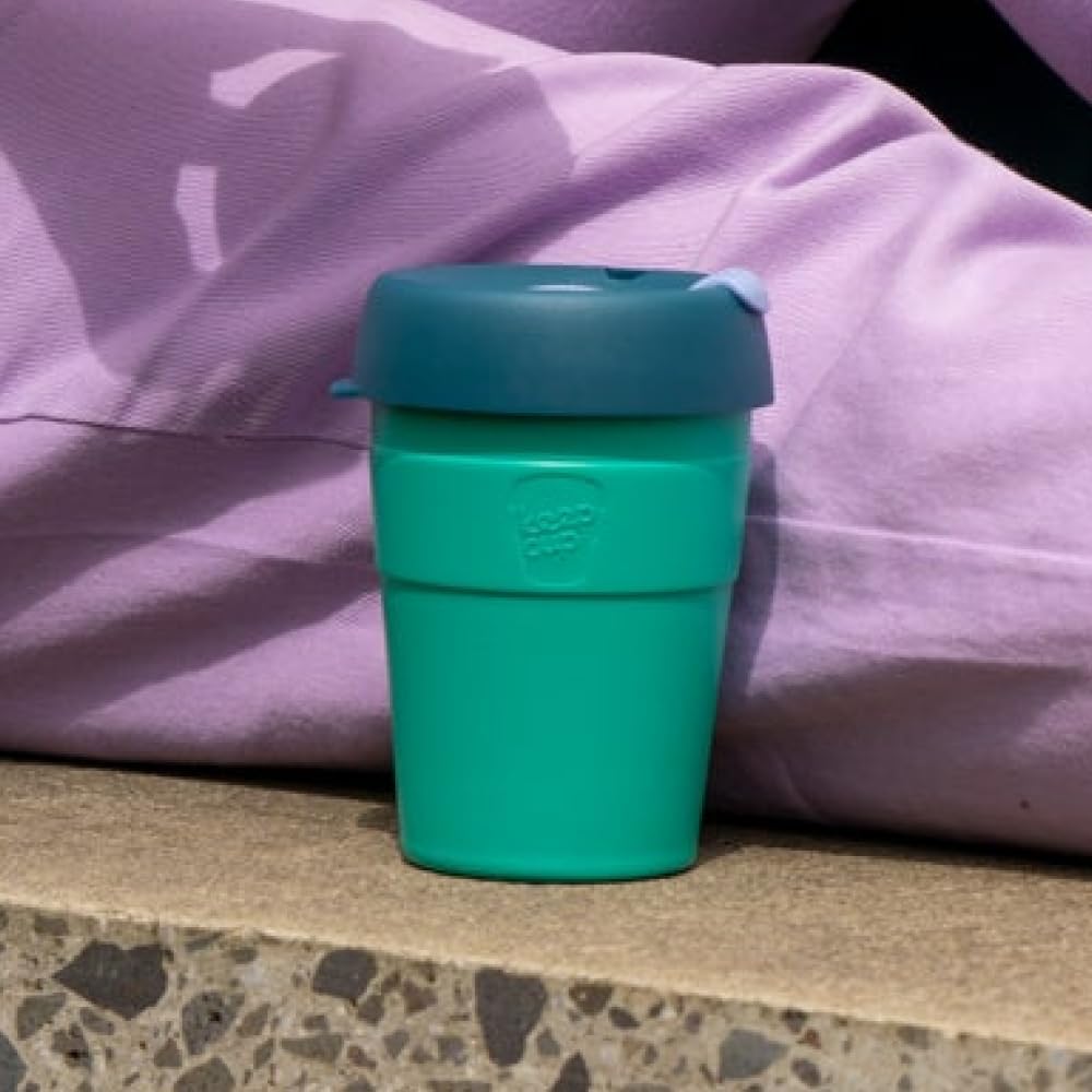 KeepCup Thermal - Vacuum Insulated Stainless Steel, Reusable Coffee Cup with Splashproof Sipper Lid, Large 16oz/454ml - Eventide - Image 7