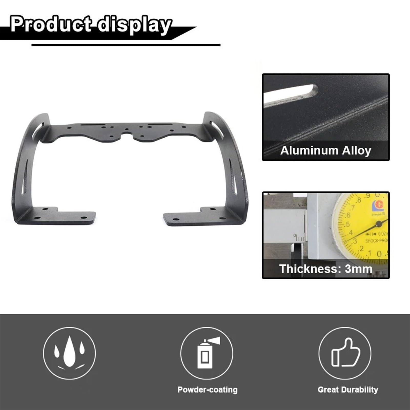 Soporte Navegación GPS Soporte Placa Navegación GPS para Motocicleta Soporte para Teléfono Móvil Compatible para para Pan para America 2021-2024 Soporte para Navegación GPS