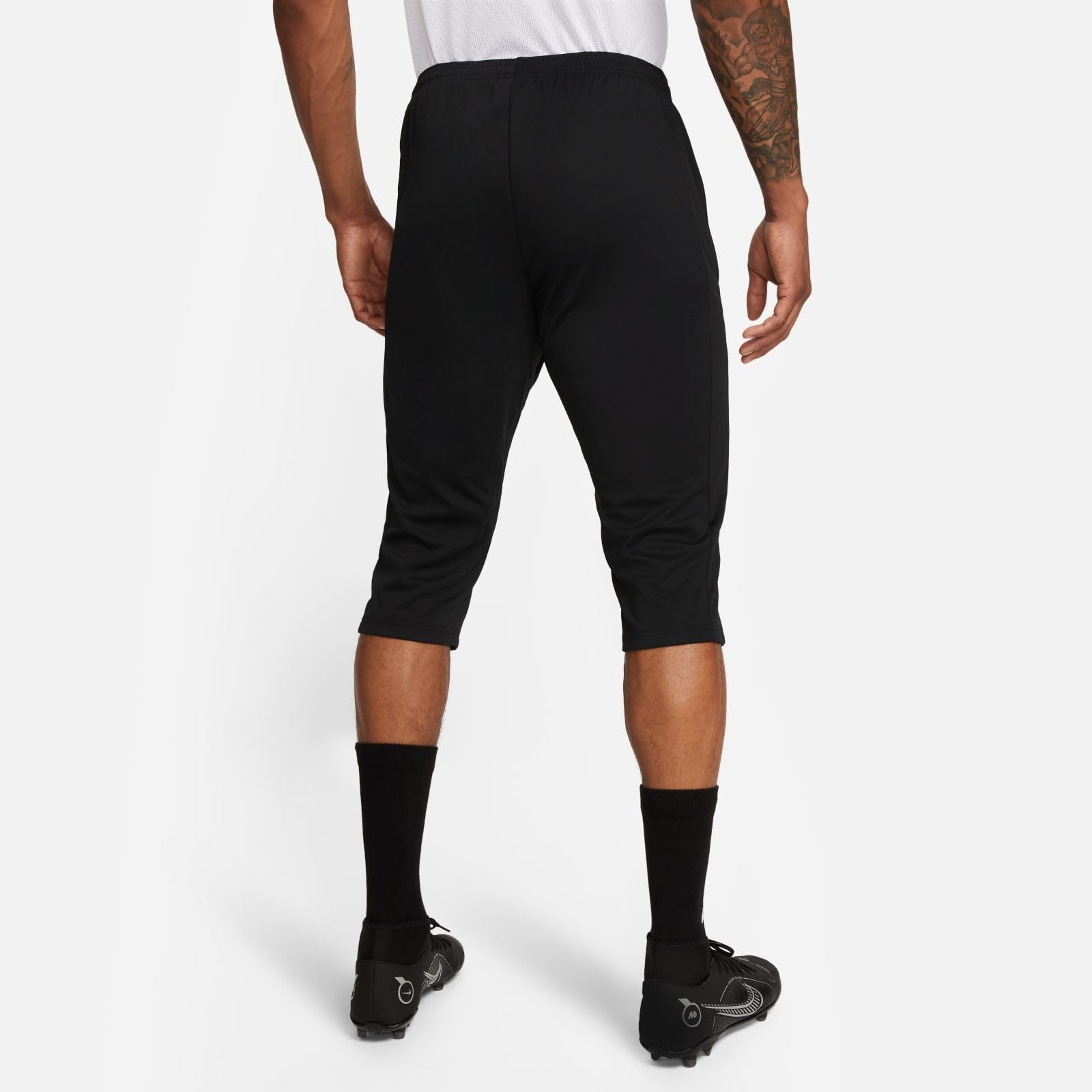 Nike Mens 3/4 Knit Soccer Pants M NK DF Acd23 3/4 Pant KP, Black/Black/White, DR1365-010, S