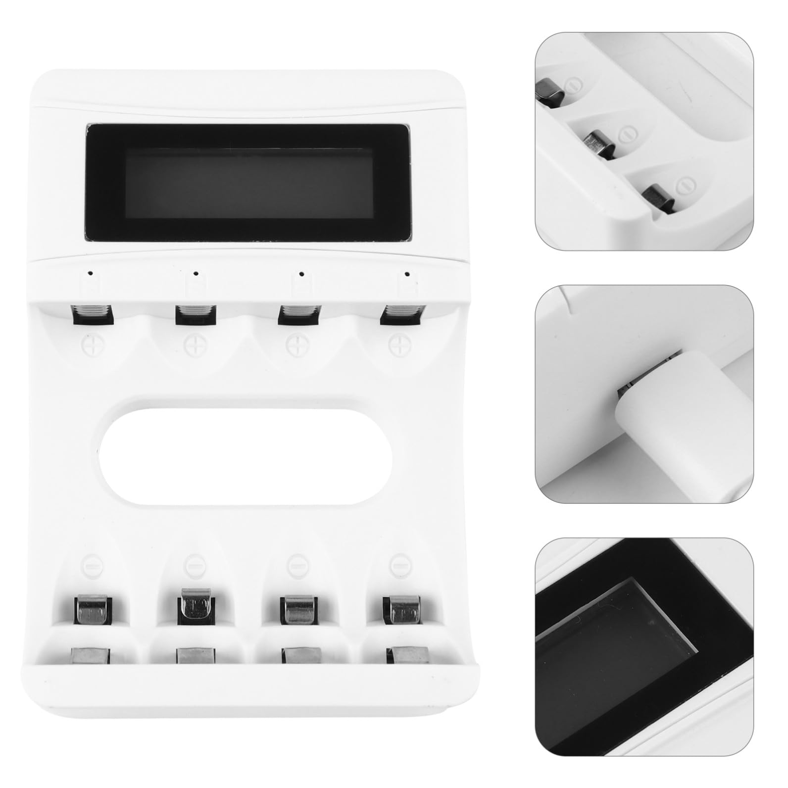 Housoutil 3 Pz caricabatterie d batterie ricaricabili banca di potere della batteria ricaricabile caricatore usb caricabatteria usb caricabatteria display lcd apparecchiature di ricarica c02