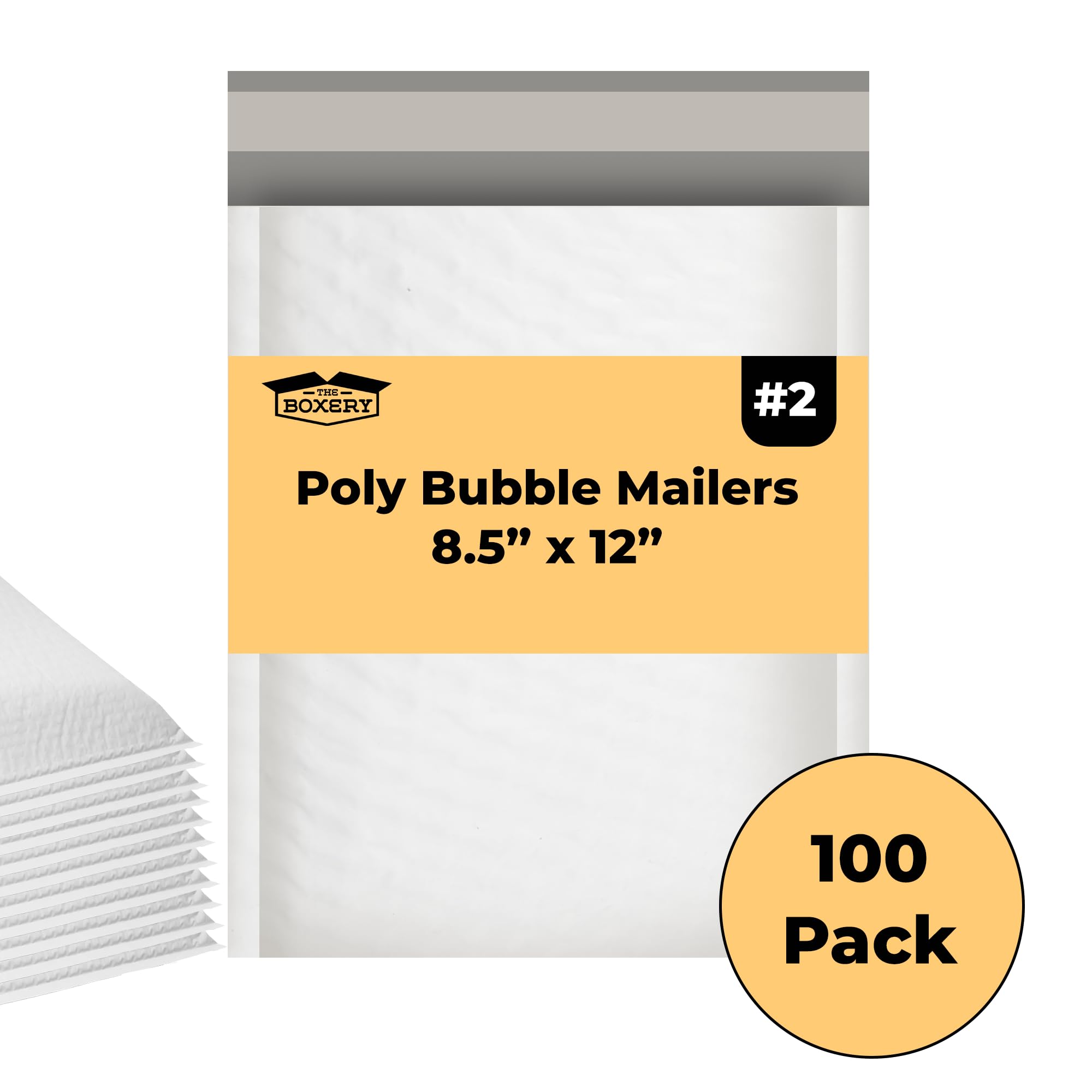 100#2 8.5x12'' Poly Bubble Mailers from The Boxery