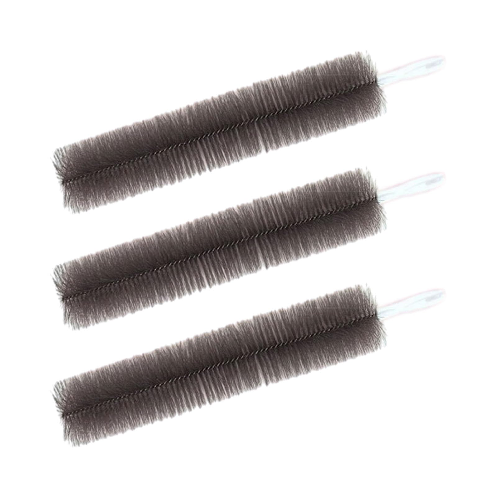 Kaeltsyn Fan Care Brush with Flexible PP Bristles and Wire Spine for Narrow Crevices, Blinds, Vents and Home Appliances Blind Brush Fan Vane Dryer Vent Crevice Lampshade Household Washable Debris