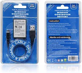 Bateria 1800mah para Controle Wireless Dualshock de Playstation 4 Play4 Ps4 KCR-1410