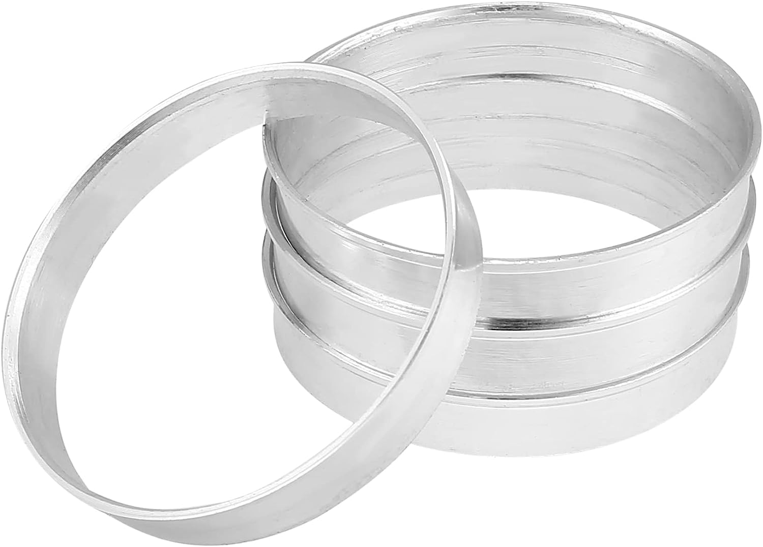 Edinstry 4pcs OD 57.1mm to ID 56.1mm Aluminum Alloy Car Hub Centric Rings Wheel Bore Center Spacer