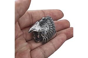 Ancient Indian Aztec Warrior Ring: A Talisman of Strength and Courage