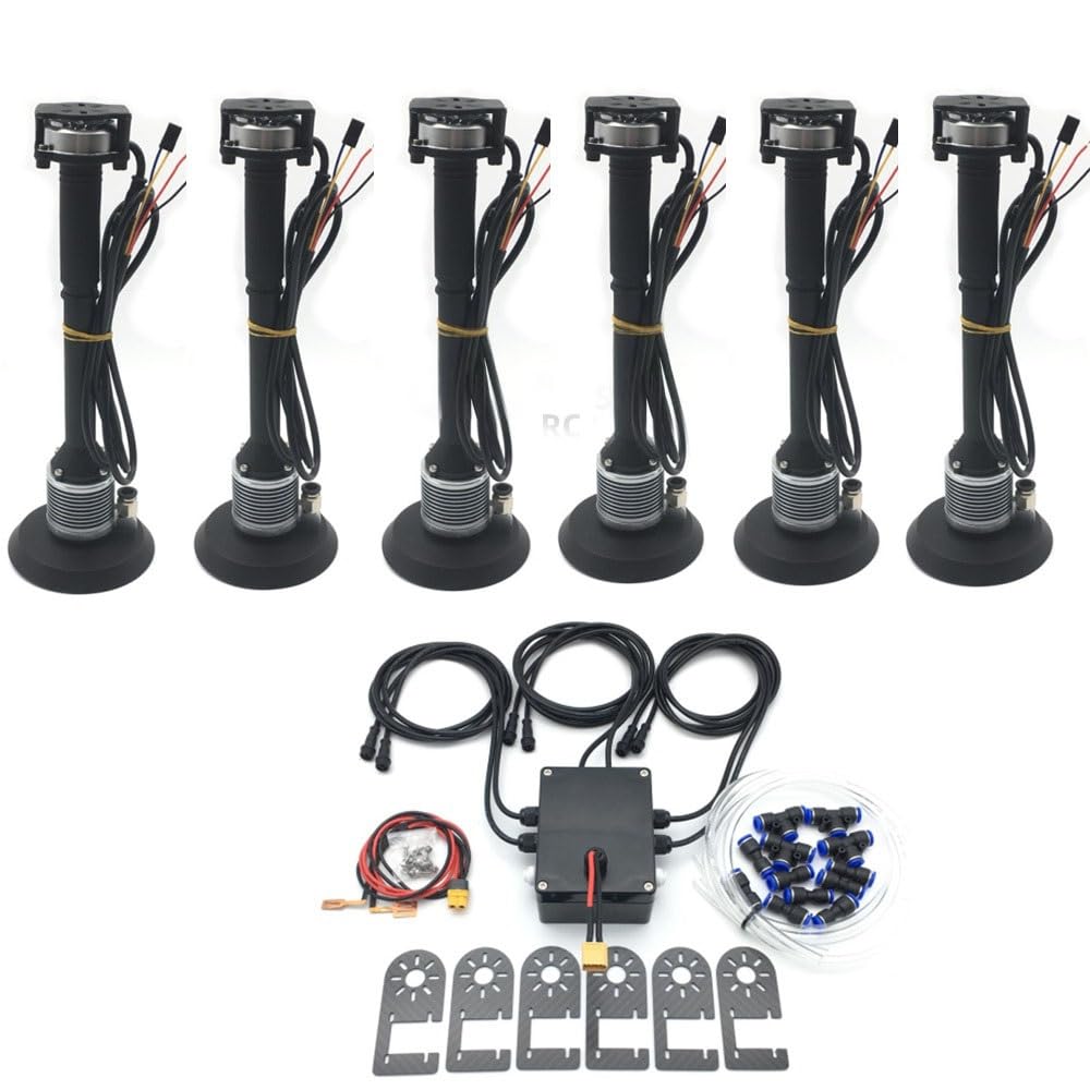 accessori per droni For 5810 Spruzzatore for ugello di atomizzazione in metallo centrifugo con 12S 14S ESC for DJI T20 T30 T40 Protezione delle piante agricole Drone UAV ( Color : Nozzle 6pcs and Box