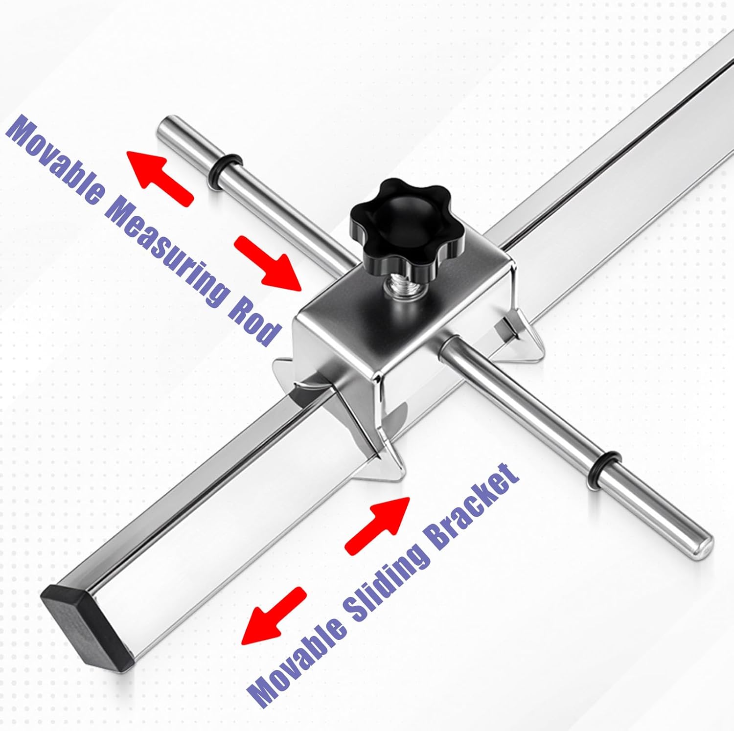 Bike Derailleur Hanger Alignment Gauge Tool for 20” to 29” Stainless Steel Bicycle Wheel Repair Maintenance Tool for Mountain Biking Road Cycling Wheels