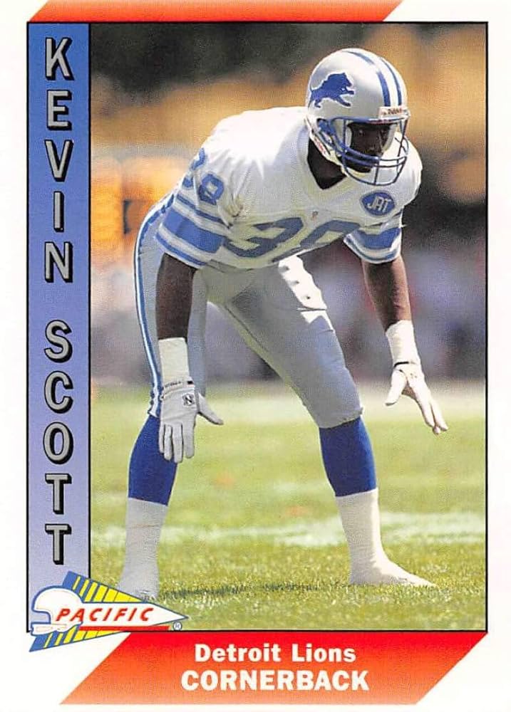 Amazon.com: 1991 Pacific Football #582 Kevin Scott RC Rookie