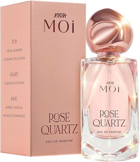 Nykaa Moi Rose Quartz Long Lasting Perfume for Women | Luxury EDP Fragrance Spray | Bold Signature Scent | Made in India
