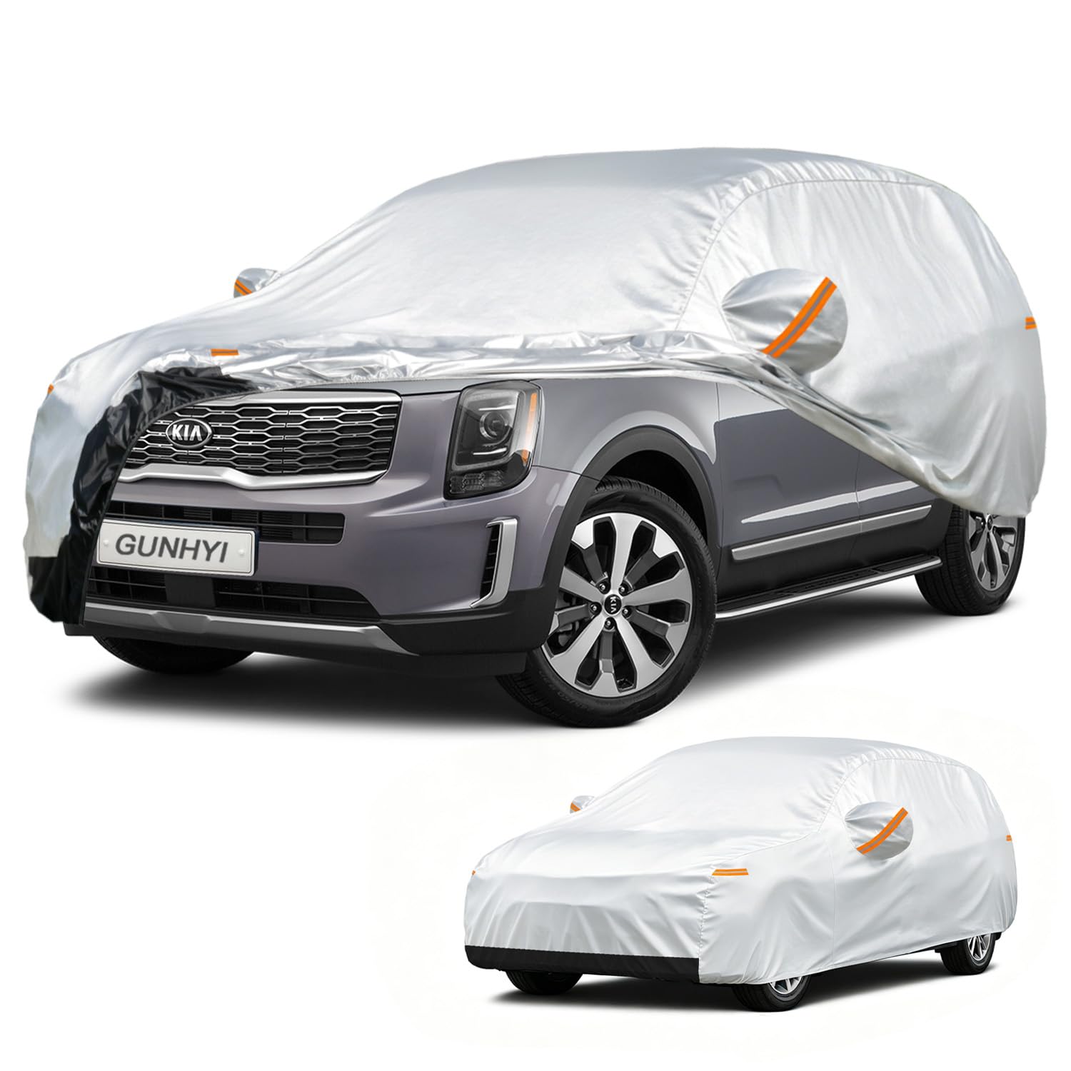 GUNHYI Car Cover Custom Fit Kia Telluride (2016-2026) Waterproof for Automobiles, Oxford Sun Rain Dust Snow Protection (Ships from US Warehouse, Delivery 3-8 Days)
