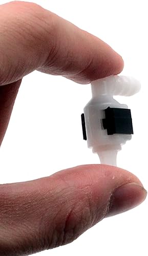 Miniatura 7 de HAOTOM Conector de arandela de parabrisas manguera codo válvula de retención compatible con VW Volkswagen Beetle Tiguan 2008-2017 Jetta Golf GTI