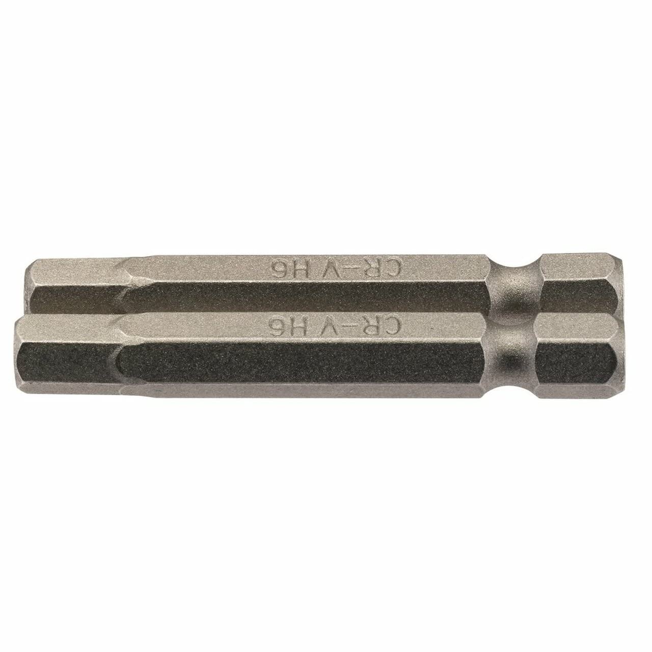 Draper 64259 6 mm 1/4" esagonale inserto bit 50 mm lungo (2 pezzi)