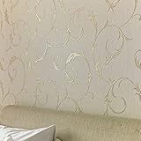 Graham & Brown 20-727 Athena White Gold Wallpaper
