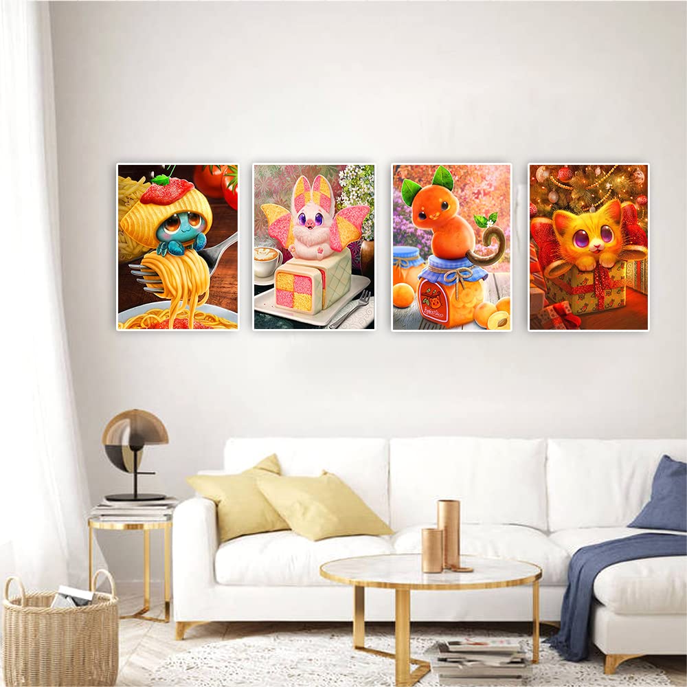 5D Diamond Painting Kit Completo elfo fantastico Pittura Diamante Fai da Te per Adulti e Bambini,Mosaico Pittura Strass Ricamo Diamante Arte Craft per Casa Decorazione Murale Round Drill 30x40cm