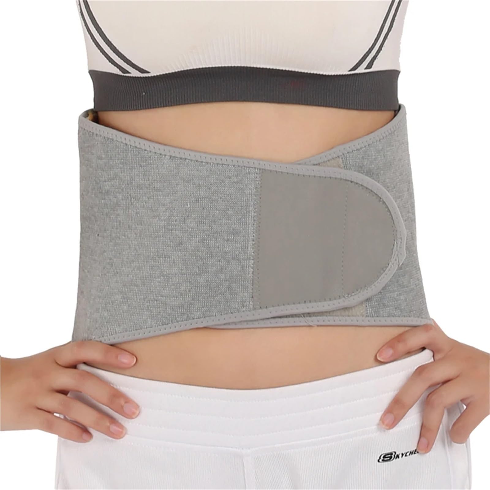 Rückenstützgürtel Winterlicher, dicker Plüsch-Taillengürtel mit Wärmefunktion und Lendenwirbelstütze(Size S)