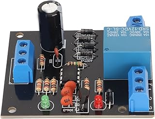 12V DC Full Automatic Water Level Controller Module,Water Level Detection Sensor Automatic Liquid Control Switch Supports Automatic Water Pumping Filling Draining