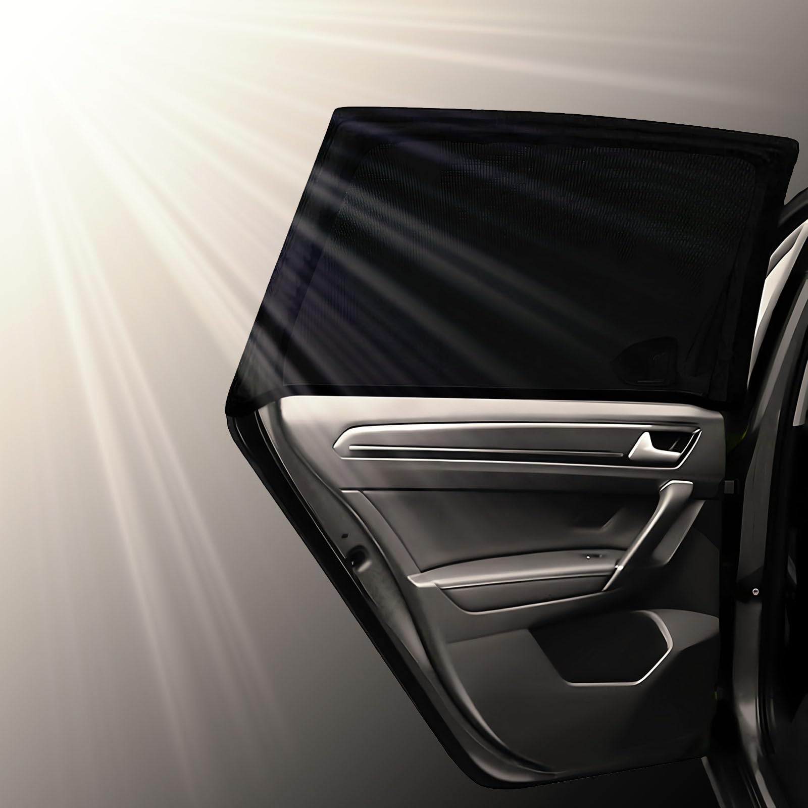 Zonnescherm Auto Baby Zonwering Autoraam Voor C4 Cactus 2015-2023 Magnetische Gordijn Voor Zijruiten UV Bescherming Mesh Afdekking Voor Zwart, Rear-window-2PCS