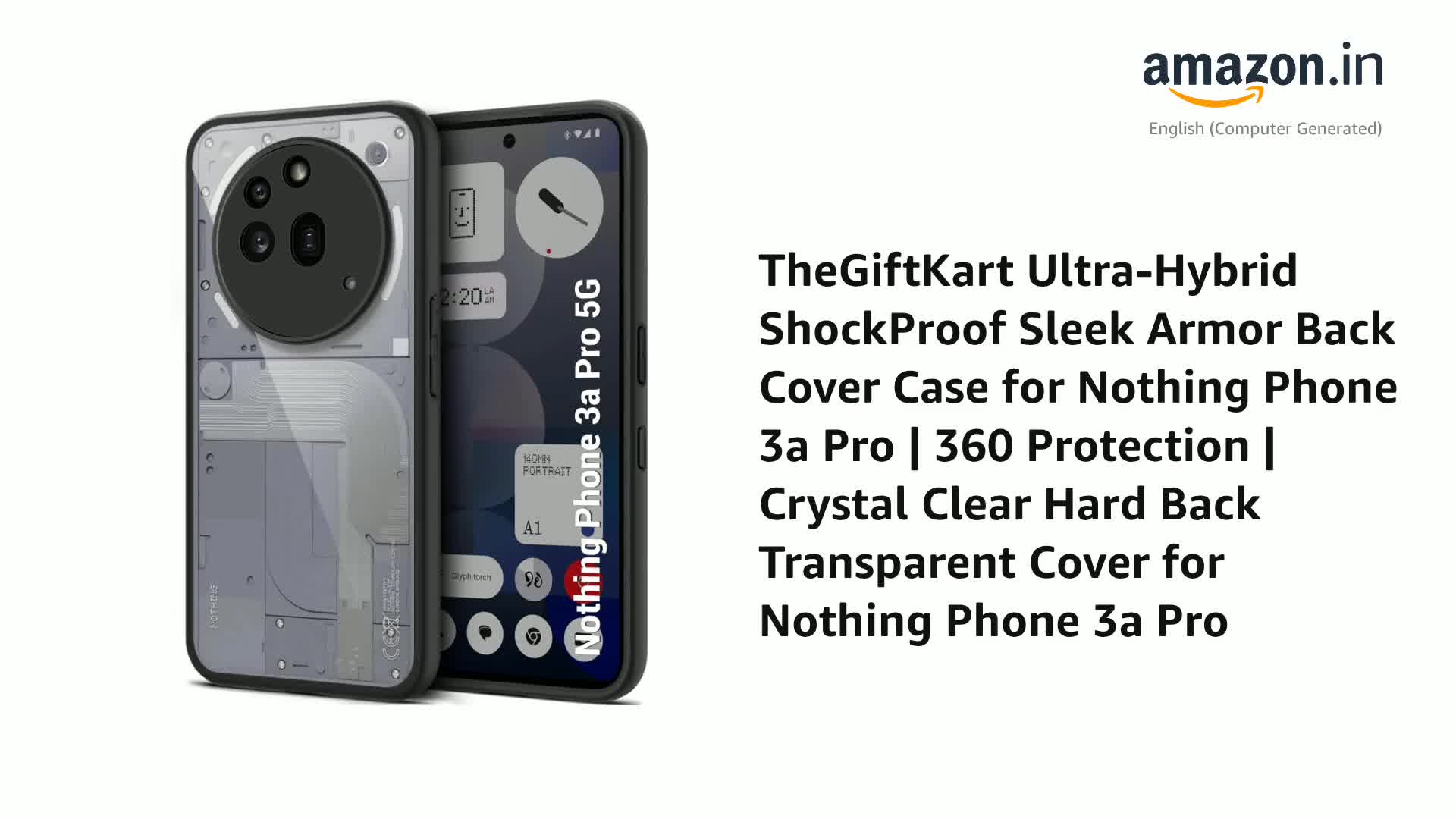 Nothing Phone (3a) pro 本体 + ケース2種類　等 Zapcase Back Case Cover for Nothing Phone (3a) Pro | Compatible