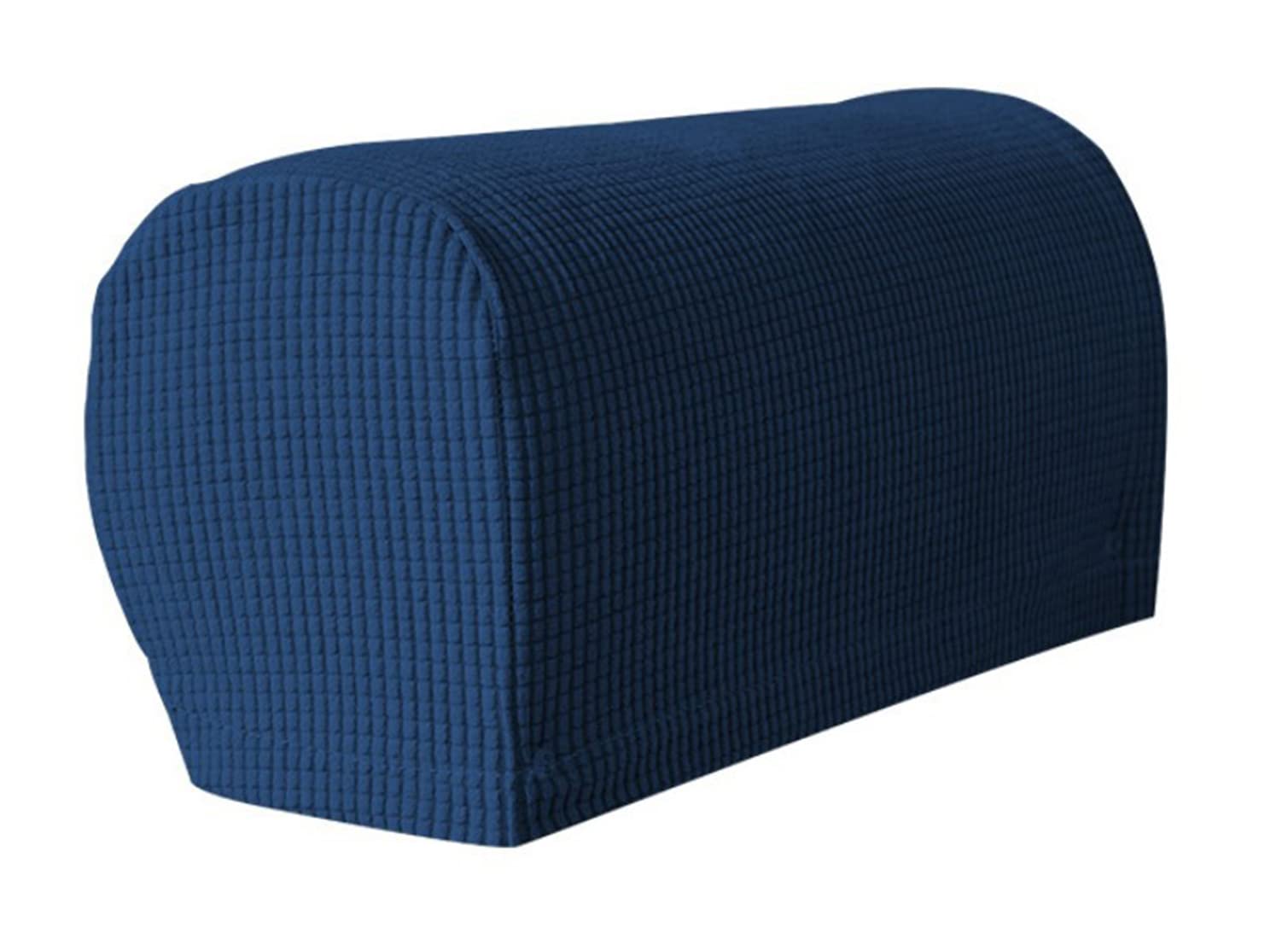 Protège accoudoir de canapé bleu extensible et lavable pour fauteuil de salon