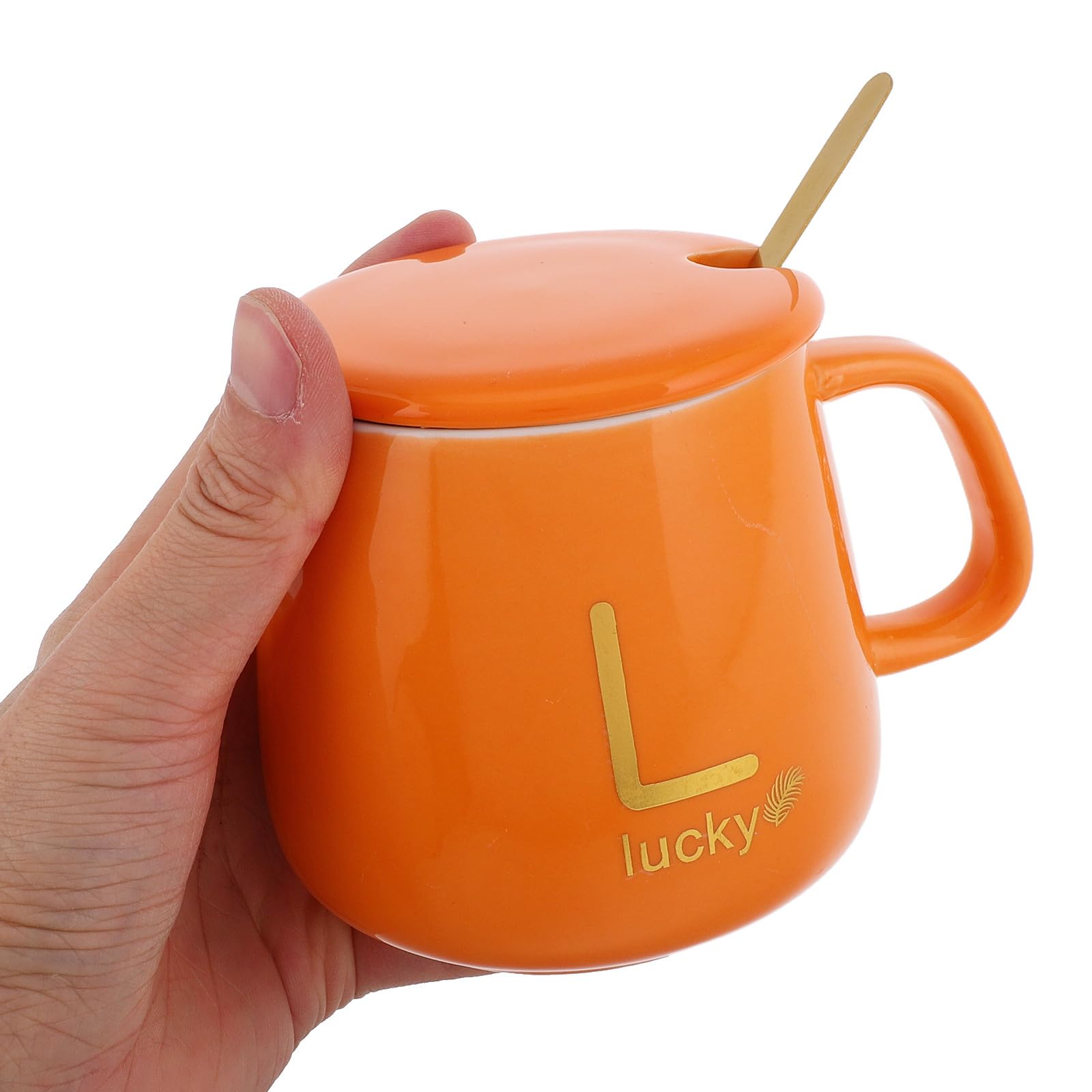 Calentador Eléctrico de Tazas de Cerámica Naranja con Apagado Automático Taza de Viaje Termo USB 5v Mantiene Bebidas Calientes para Café Té y Chocolate Adecuado Obsequio para