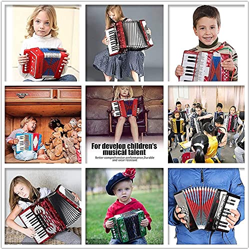QYYYUNDING Accordeon, Hoogwaardige Professionele beginners Studenten Volwassenen Accordeon met schouderriem Handschoenen… - Image 4