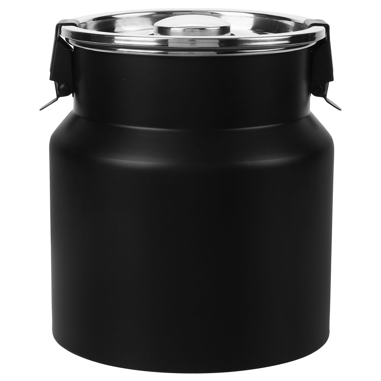 iplusmile Milchbehälter Robuster und Bruchsicherer Aufbewahrungsbehälter aus Edelstahl mit Deckel 2,5l im Rustikalen Landhausstil für Küche und Camping
