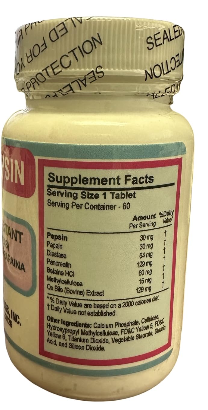 Gastropepsin Digest Tabs 60 Tablets