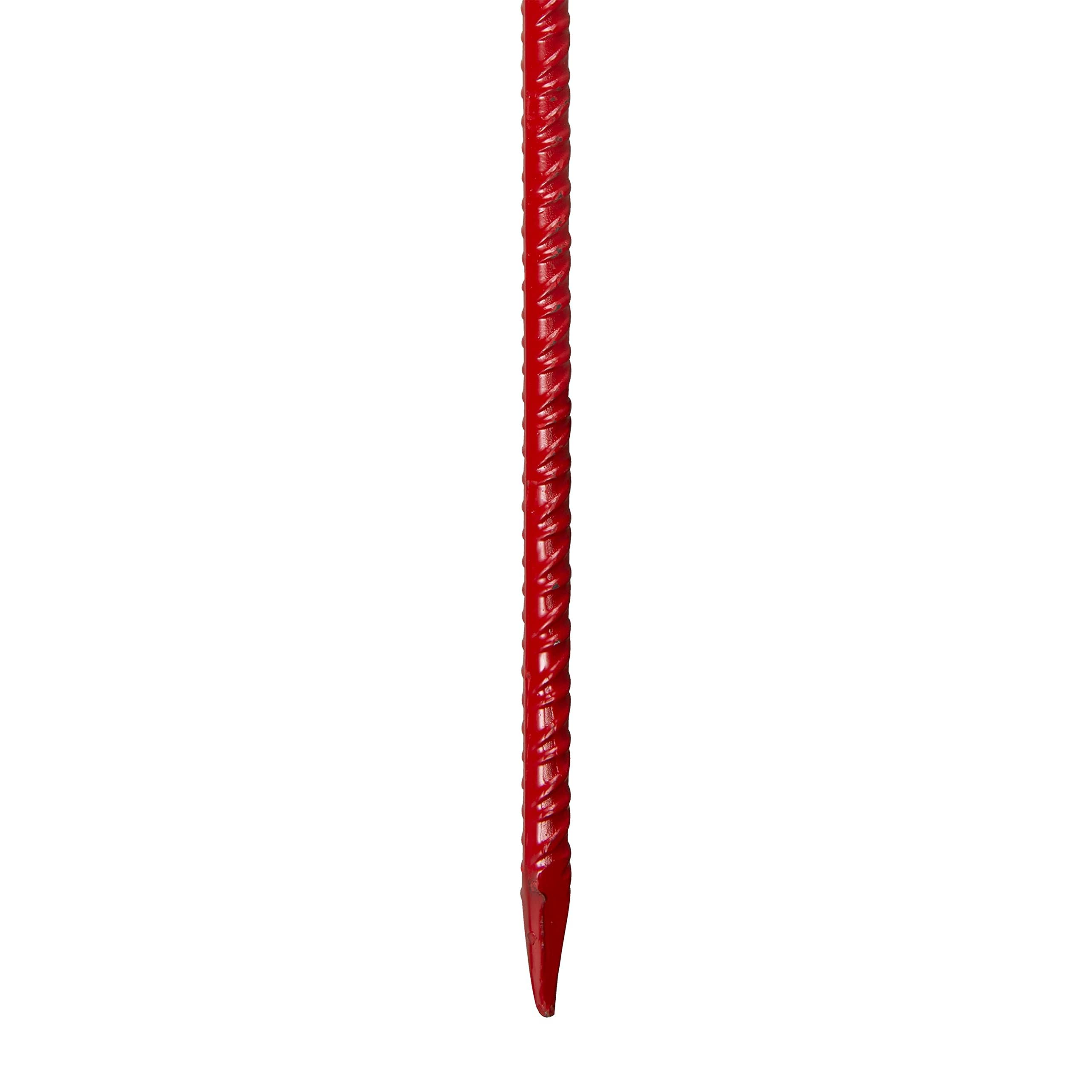 horizont Barrière de chantier, 50 m de long, 1 m de haut, clôture en plastique | Kit de clôture avec 10 supports de ligne de barrière pour chantier, orange, barrière de capture, filet flexible et mobile