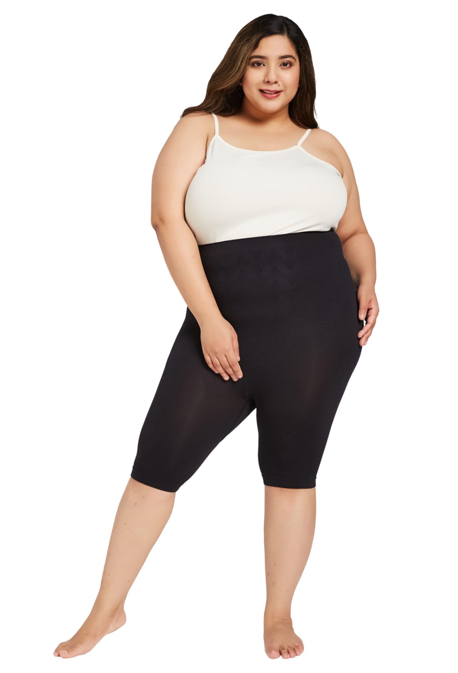 Thigh Shaper for Women Plus Size | High Waist Thigh Slimmer for Thigh Shaper for Women | Breathable Tummy and Thigh Shaper for Women-image-2