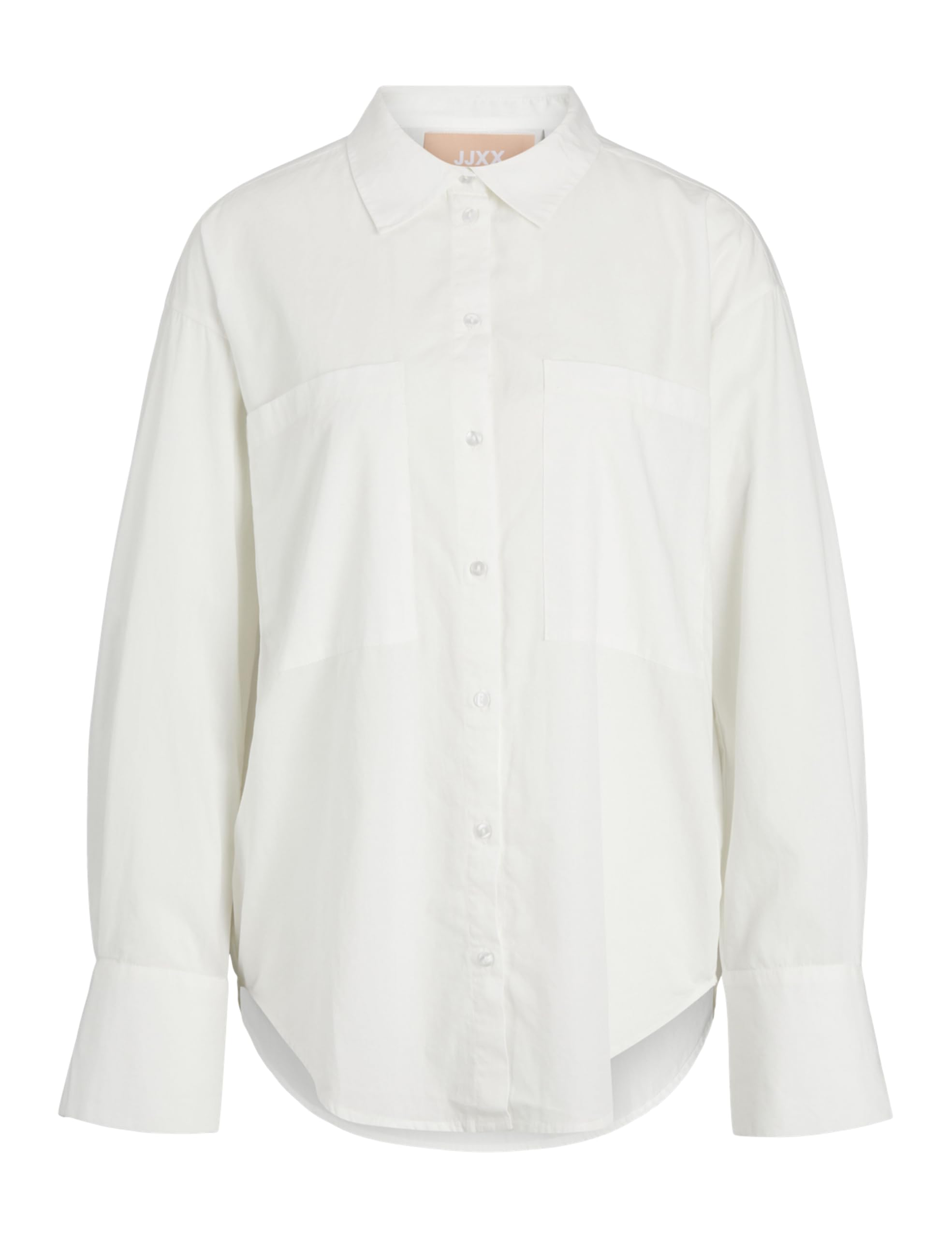 Jjxx Women's Blanc De Blanc Jxtessa Ls Poplin Rlx Shirt Wvn Sn, Large