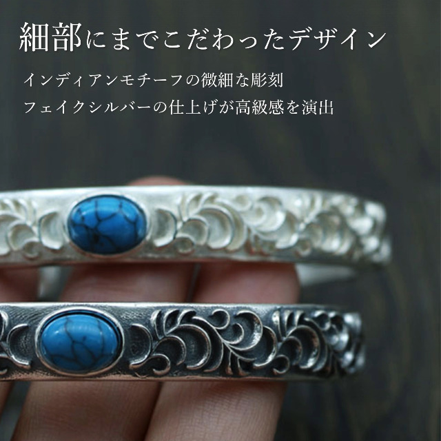 インディアンジュエリー　ヴィンテージ　銀製　バングル　ブレスレット　I38 Amazon.co.jp: ヴィンテージ シルバーバングル ブレスレット