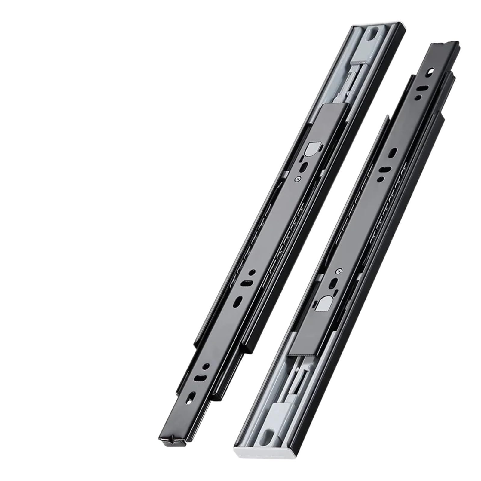 PBWERIGL Drawer runners, Push to Open Full Extension Side Mount Ball Bearing 10-20in(Cold Rolled Steel,14in (35cm))