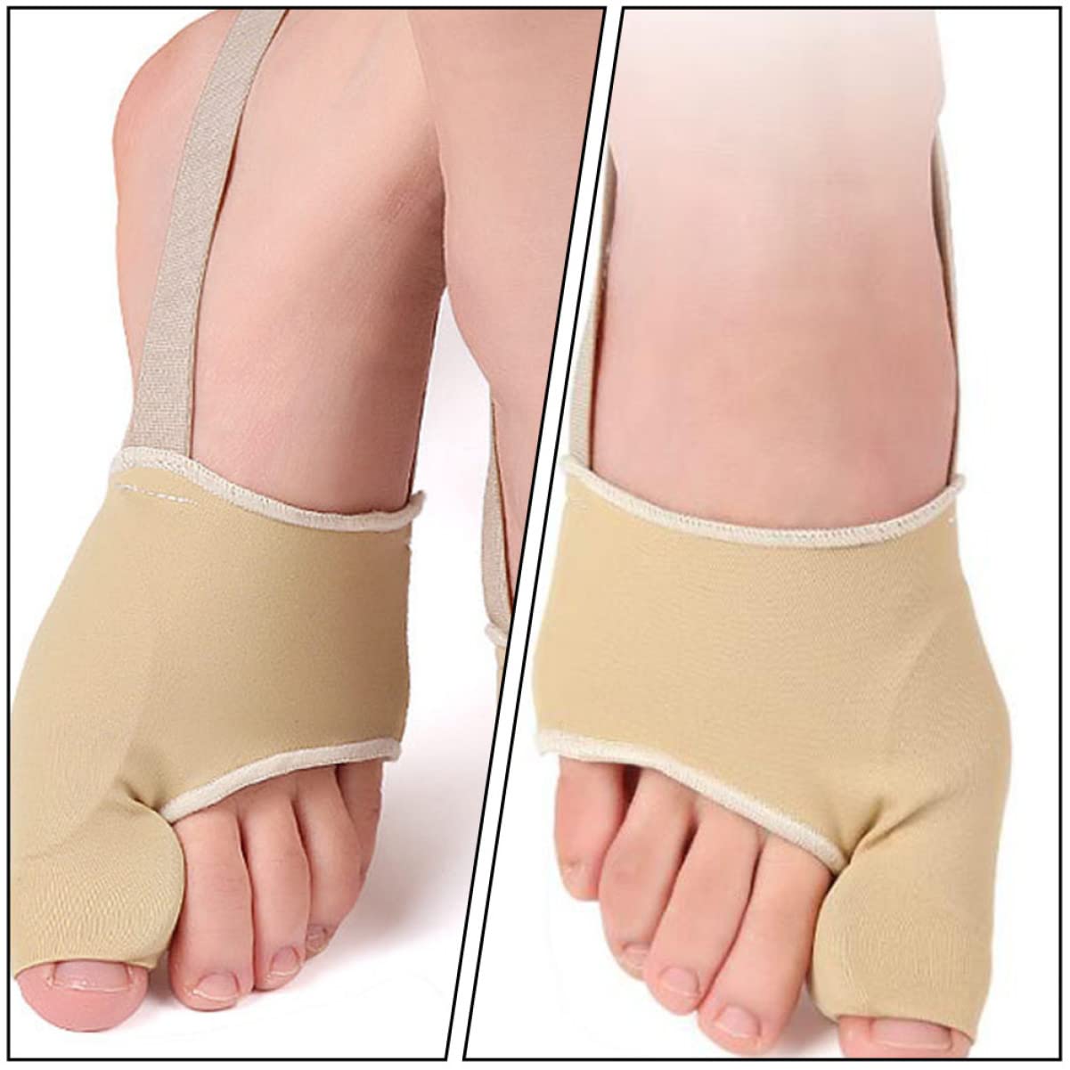 FOMIYES Men Toe Separator Sock Toe Guards for Shoes Toe Separator Toe Sleeves Toe Protectors Protective c