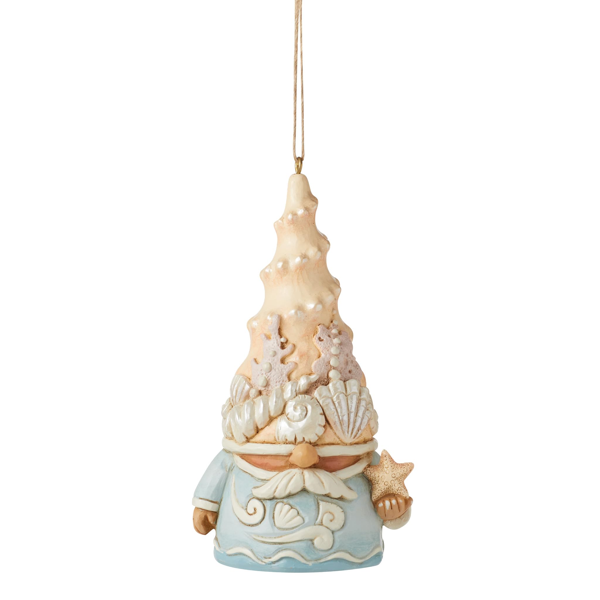 Sea Gnome Hanging Ornament - Heartwood Creek by Jim Shore, Blue, 4.25 Inch