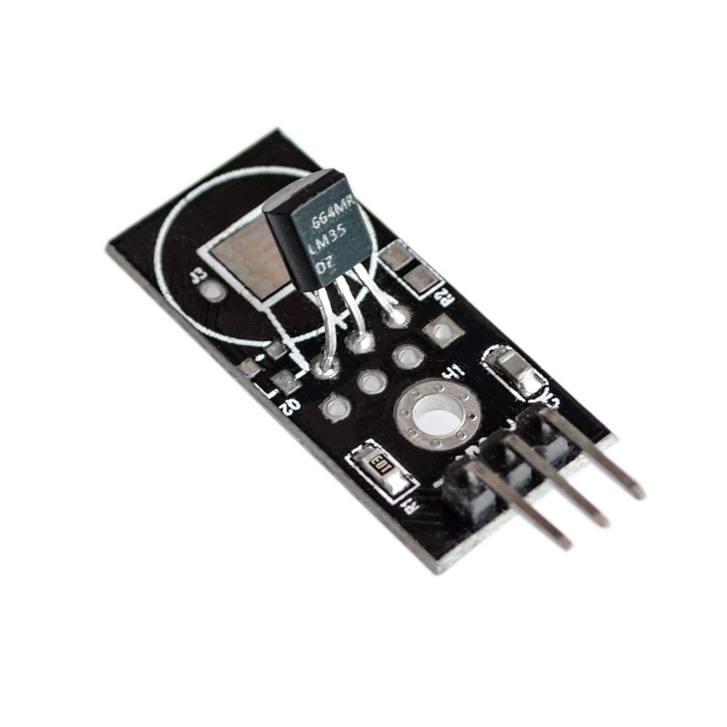 Reland Sun DC 4V-30V LM35D LM35DZ Digital Temperature Sensor Linear Module LM35 Smart car