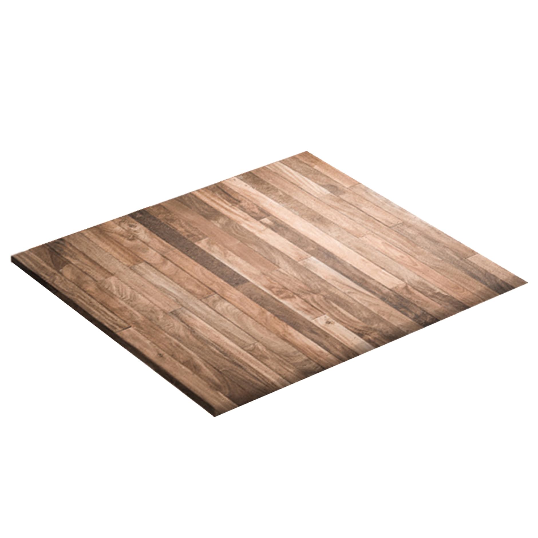 Xdyyjrasa Square Tablecloth - Brown Wood Grain Fitted Table Cover, Waterproof Polyester for 40" Table, Style 2
