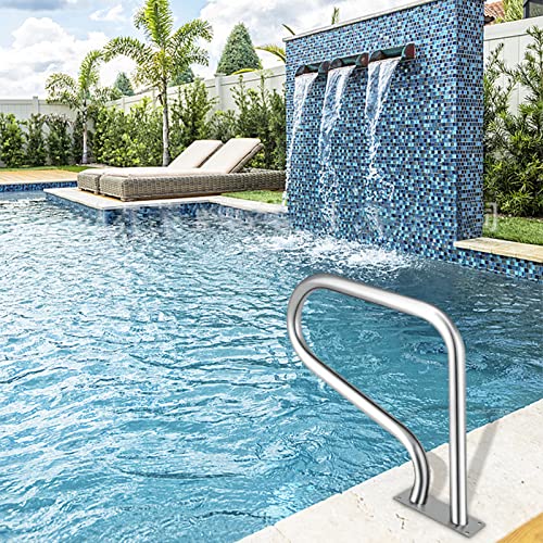 Main courante de piscine inox antidérapante à fixation rapide pour spa