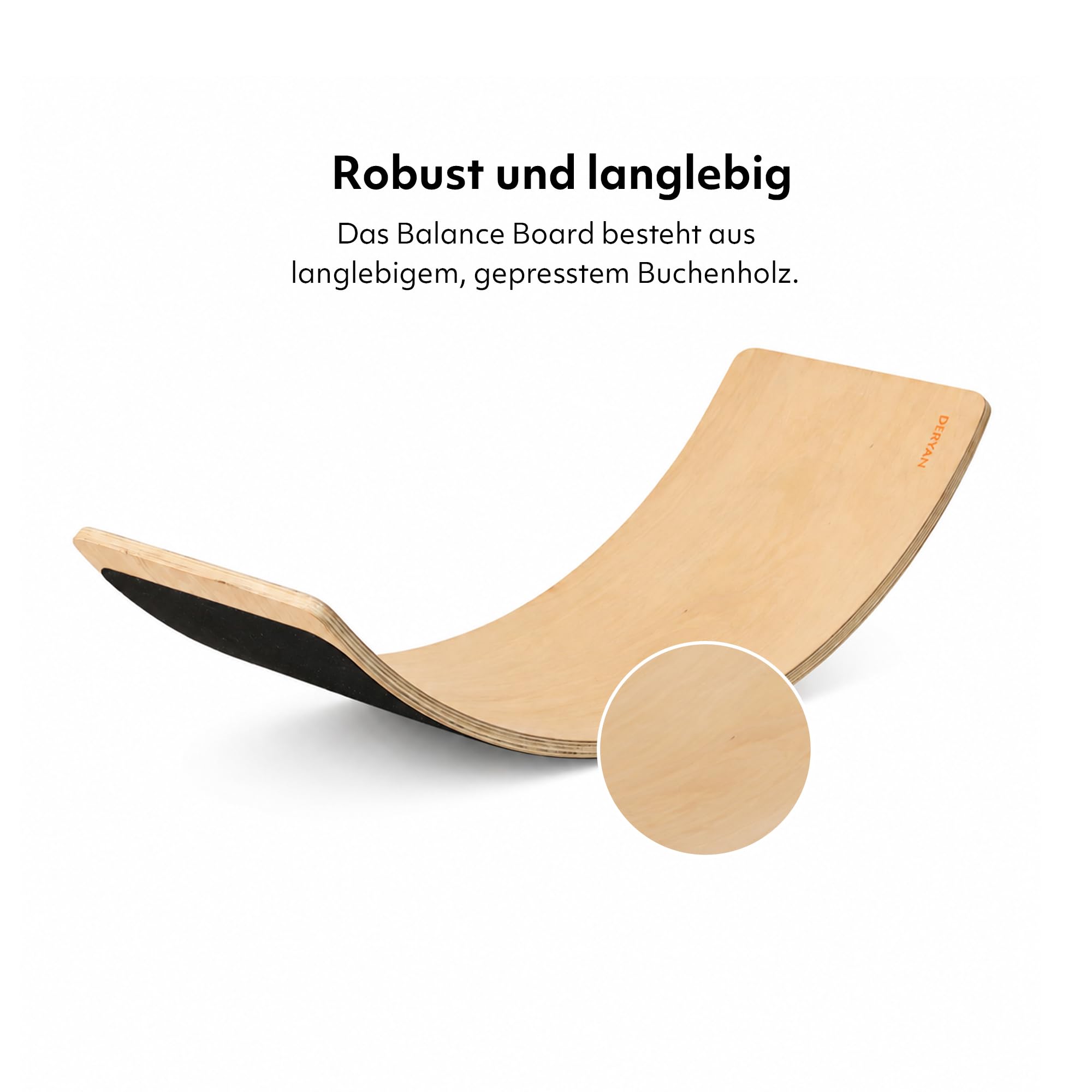 Deryan Balance Board Aus Holz Für Kinder