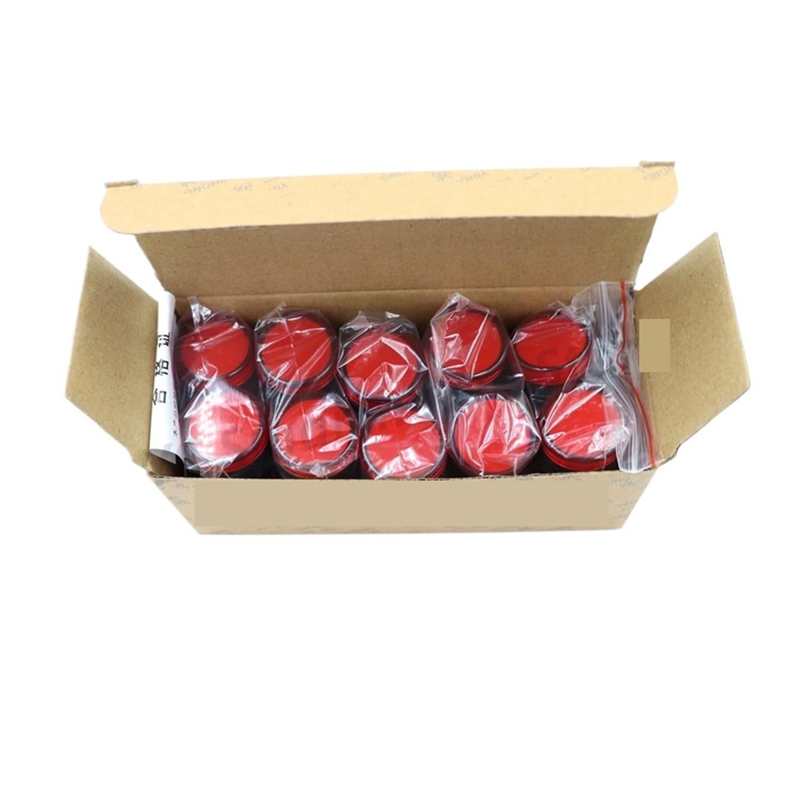 10 Piezas de luz indicadora de Potencia de señal de Montaje en Panel de 22 mm, CA, CC, 110 V, 220 V, luz LED de baliza AD16(110V Red)